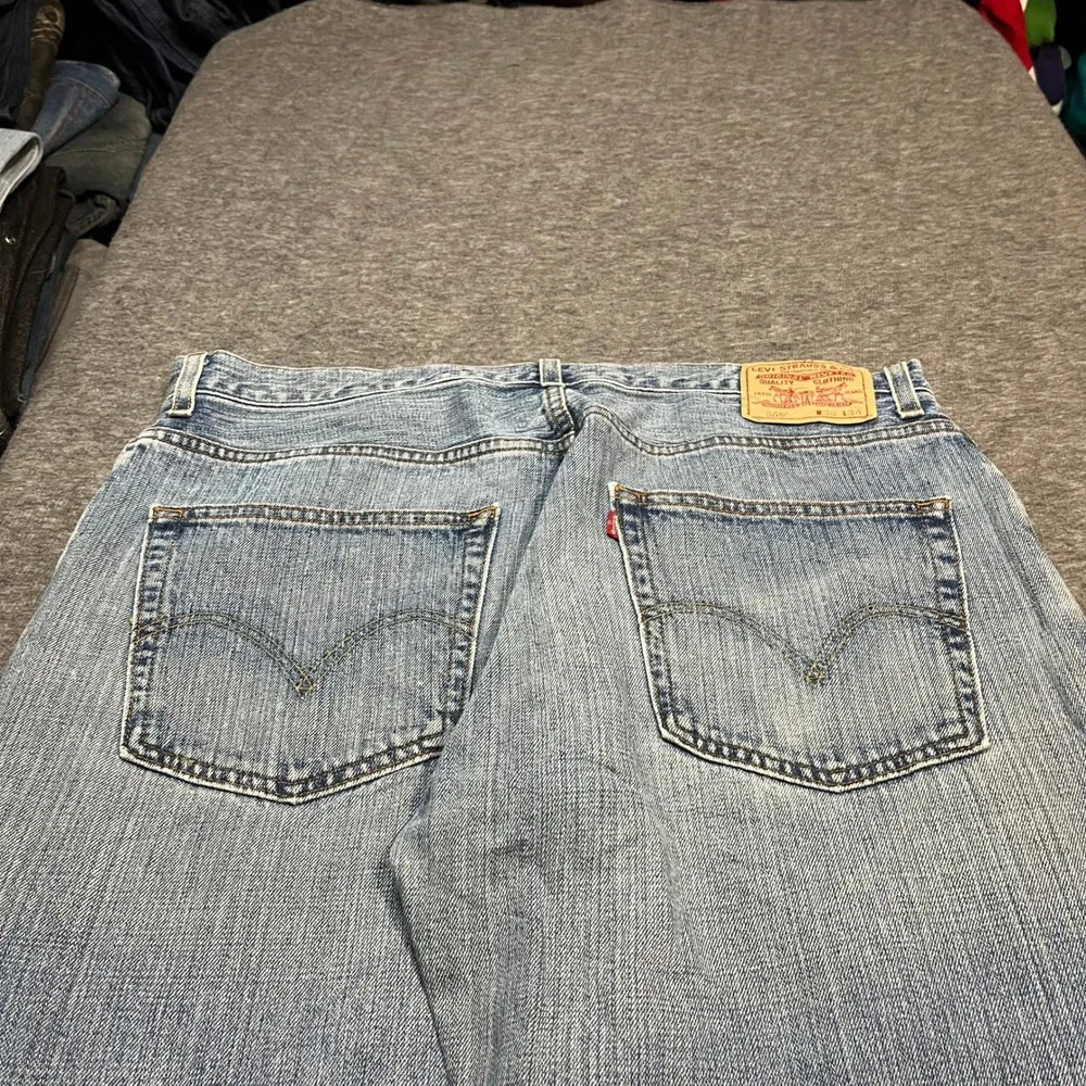 Levis 569 Loose Straight Jeans Mens 36x34 Light Wash Baggy Denim Skater Y2K
